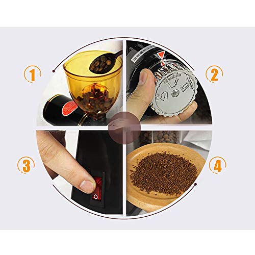 CHENSHJI Elektrische Scheibenmühlen Siphon Typ Halbautomatische Kaffeemühle Gewerbliche Kaffeemühle… – Bild 5