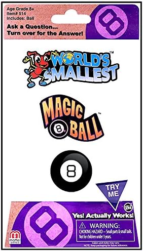 Worlds Smallest Magic 8 Ball "Actually Works"