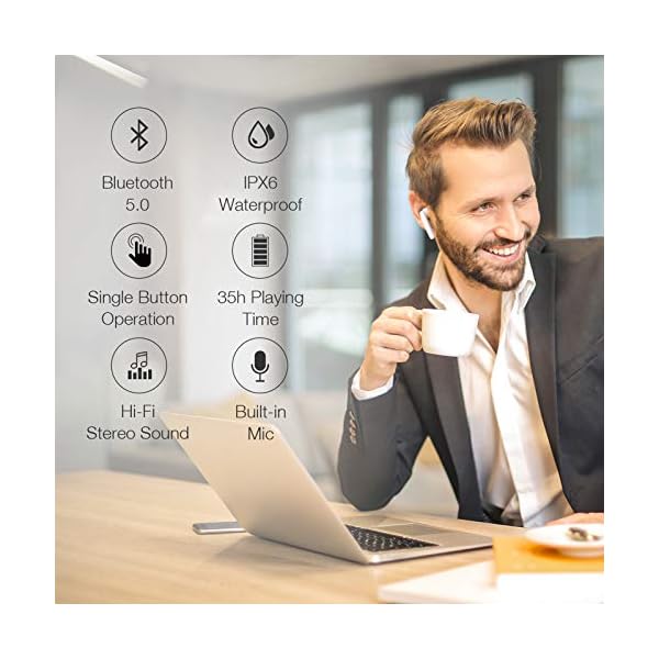 Wireless-Earbuds-Bluetooth-50-Headphones-True-Wireless-Headphones-In-Ear-Earphones-Hi-Fi-Stereo-Sound-Sweatproof-Earphones-Sport-Headset-30H-Cycle-Playtime-Built-in-Mic-with-Charging-Case Wireless Earbuds, Bluetooth 5.0 Headphones True Wireless Headphones In-Ear Earphones Hi-Fi Stereo Sound Sweatproof…