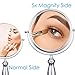 Cerdeco 7 Inch Two-Sided Makeup Mirror with 5X Magnification Vanity Mirror Tabletop Mirror Chrome Finished …