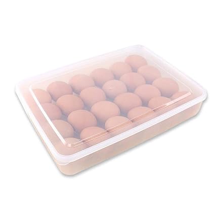 AOLVO - Huevera dispensadora de Huevo Transparente de Gran ...