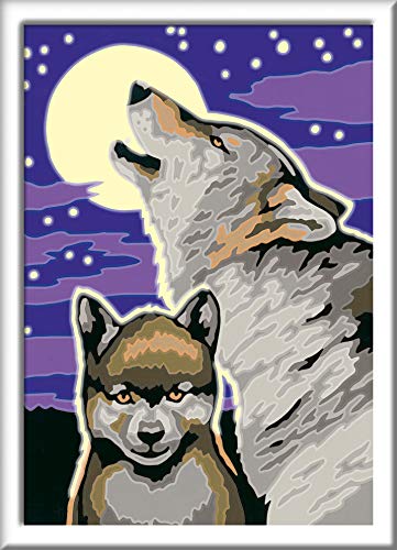 Ravensburger CreArt 28513 - Mystische Wölfe - Malen nach Zahlen Wolf für Kinder ab 9 Jahre – Bild 3