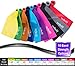 7Ft Long Resistance Bands for Stretching - Resistance Bands Set with Door Anchor - Exercise Bands Including Carry Pouch, E-Book & App - Latex-Free Workout Bands (Light Green)