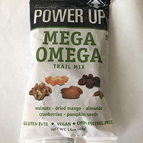image for Power Up Trail Mix 100% Natural, Mega Omega Trail Mix, High Energy Tra