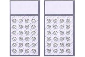 48Pcs Silver Metal Fastener Buttons Mini Sew-on Snap Buttons Press Studs Button Sewing Buttons for DIY Doll Clothes, Clothing