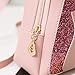 Fashion Sequin Lady Shoulders Small Backpack Letter Purse Mobile Phone Messenger Bag (Pink)