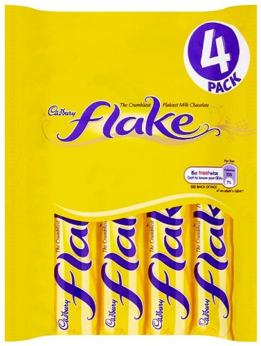 Cadbury Flake 4 Bars (Pack of 5, Total 20 Bars)