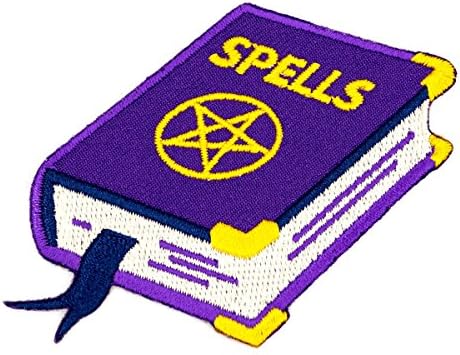 These Are Things Spell Book Embroidered Iron On or Sew On Patch