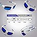 Polarized Sports Sunglasses for Men & Women,Ultra tough & lightweight frame with UV400 HD lens