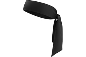 ONUPGO Head Ties Headband for Men Women, Adjustable Sports Sweatband Ninja Headband Karate Tie Back, Sweat Wicking Workout Head Band for Sports, Running, Tennis, Yoga, Soccer