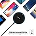 SABRENT 10W qi Wireless Fast Charger Charging Pad, Universally Compatible with All qi Enabled Phones [AC Adapter Not Included] Black (WL-QIFC)