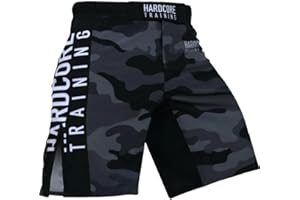 Hardcore Training Fight Shorts Men's Boxing MMA Combat BJJ Grappling Fitness Muay Thai Kickboxing No Gi