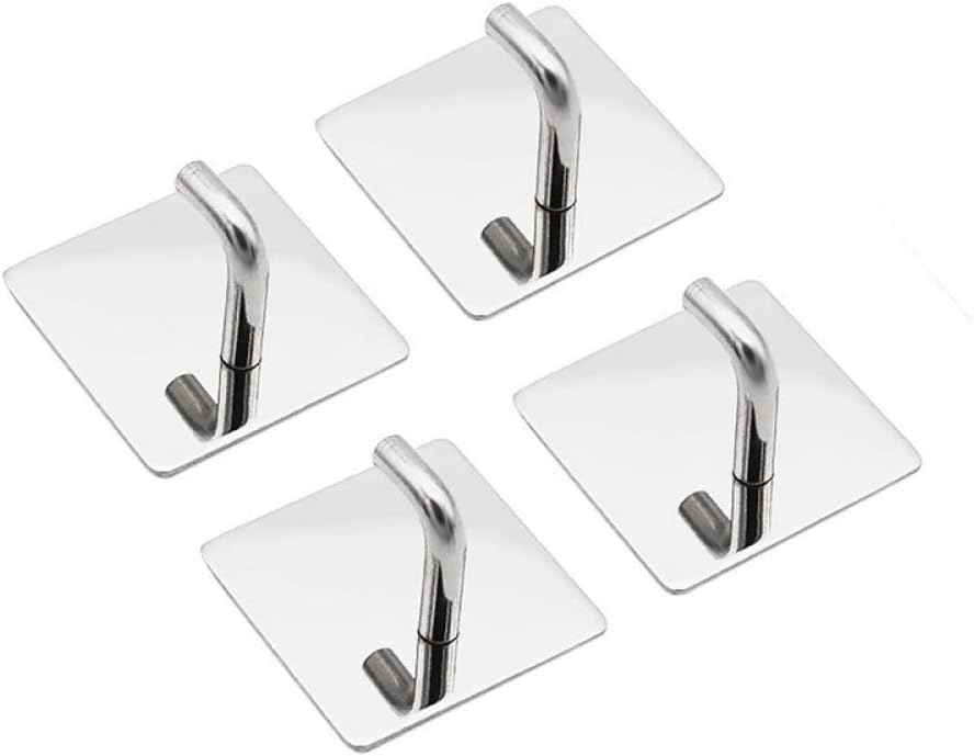 JARONG Gancho De Acero Inoxidable Libre De Perforación Adhesivo Baño ...