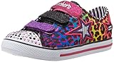 Skechers Little Kid (4-8 Years) Twinkle Toes: Chit Chat-Prolifics Black/Multi Light-Up Sneaker - 2 M US Little Kid