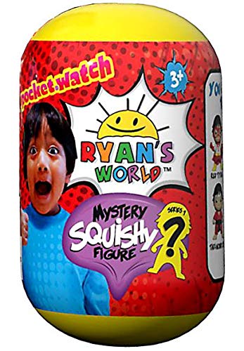 Ryan's World Pocket Watch Mystery Squishy Figure