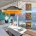 Air Choice Patio Heater Outdoor Heater, 1500W, Ceiling Mounted Heater for Balcony, Overheat Protection, Tip-Over Shut Off, Halogen Heater for Courtyard, Garage Use