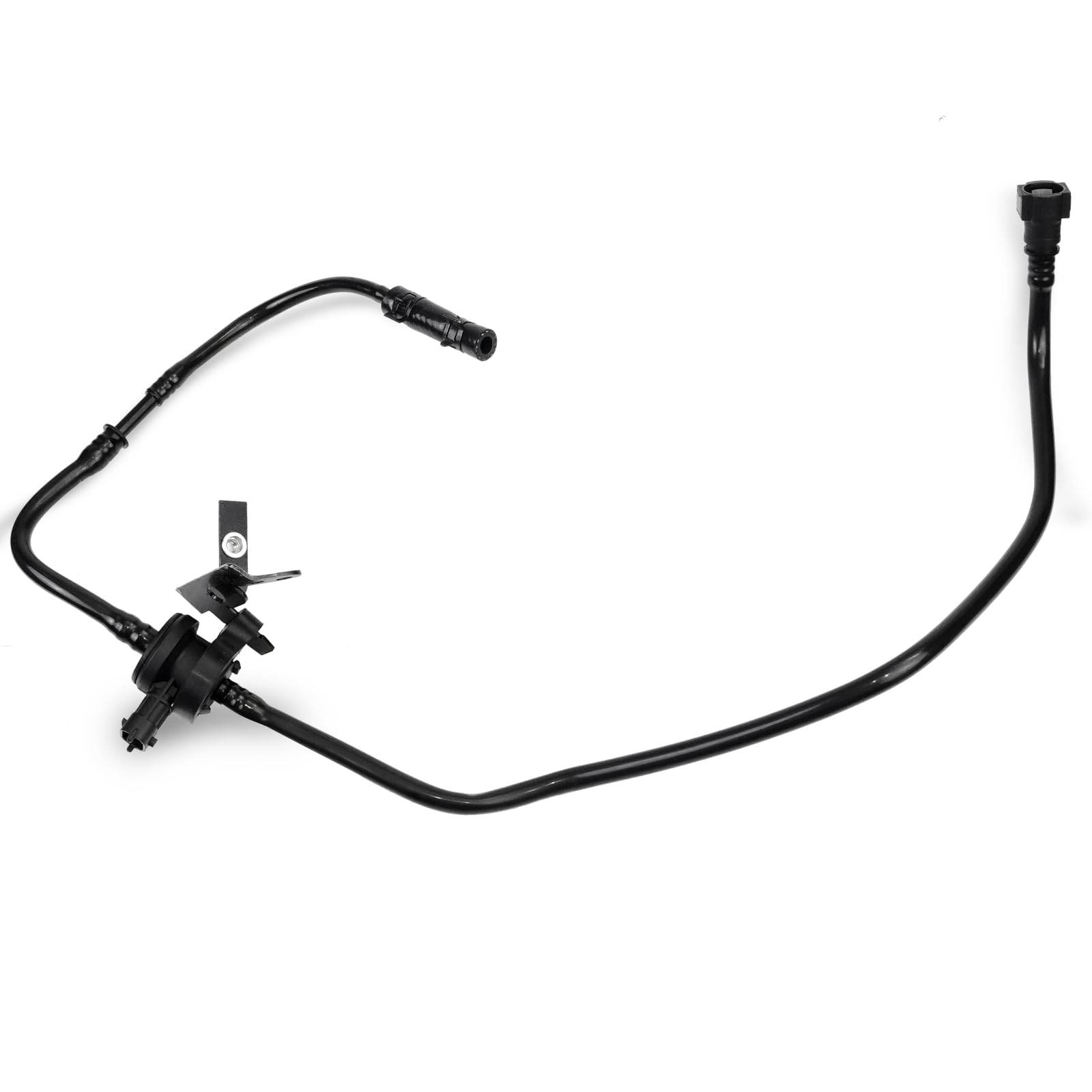 Photo 1 of Htostar Racing Fuel Tank Evaporative Emissions Vapor Canister Purge Valve Solenoid With VMV Hose Lines Compatible with Ford Fiesta 1.6L 2014-2019 Replacement D2BZ9C047F D2BZ-9C047-B Black