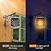 KORJO Solar Lights Outdoor Led Flickering Flame Torch Lights Solar Powered Hanging Lanterns Decorative Landscape Lights for Pathway Garden Deck Holiday Party, Auto On/Off, Waterproof [2 Pack]