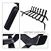AMAGABELI GARDEN & HOME Fireplace Log Grate 17 inch Wrought Iron Fire Grates Heavy Duty Solid Steel Chimney Hearth 3/4