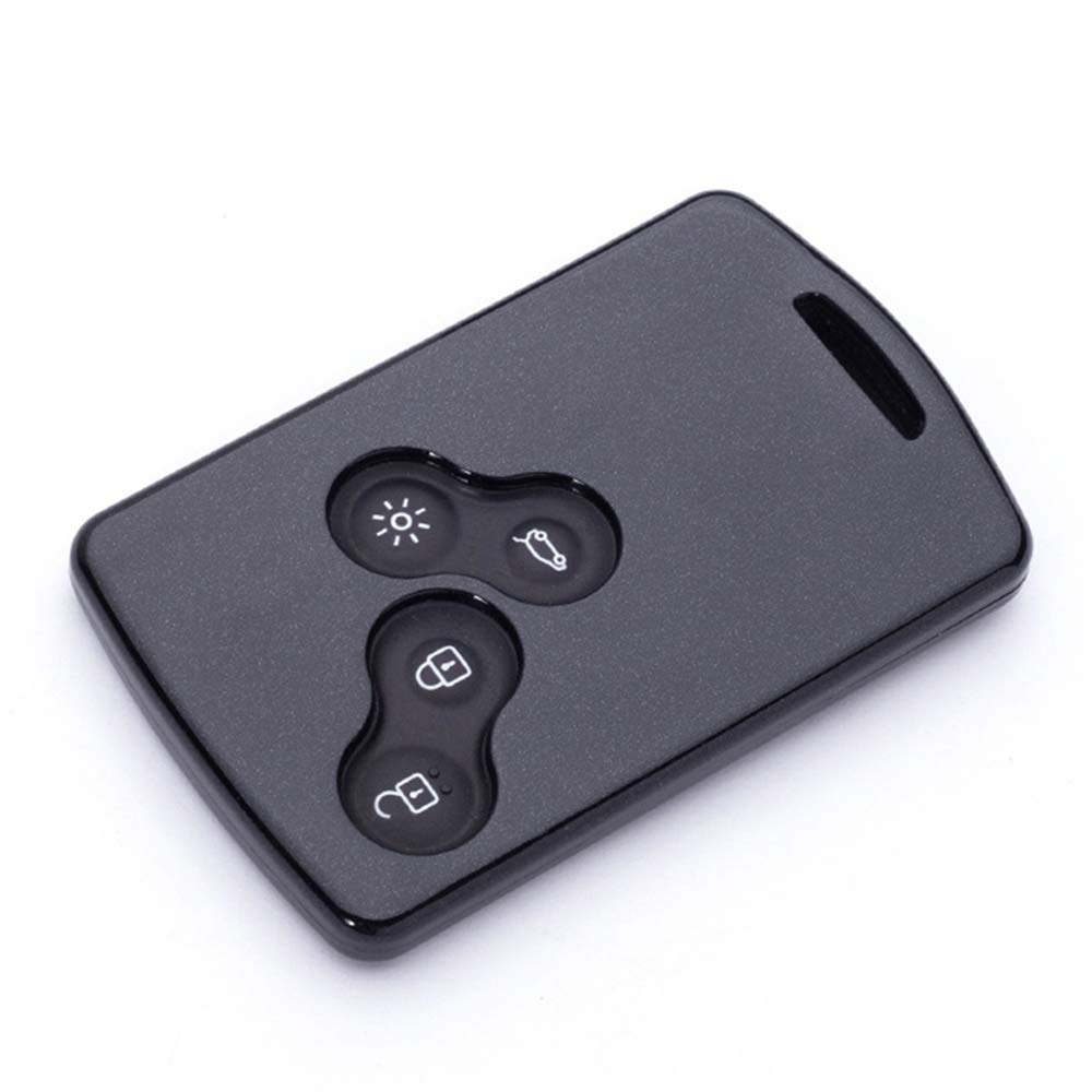 ontto Car Key Cover Case for Renault Key fob for Renault Kadjar Captur Clio Scenic Megane Duster Sandero Twingo koleos Remote accessories key Shell key Holder Remote key Protector-Black