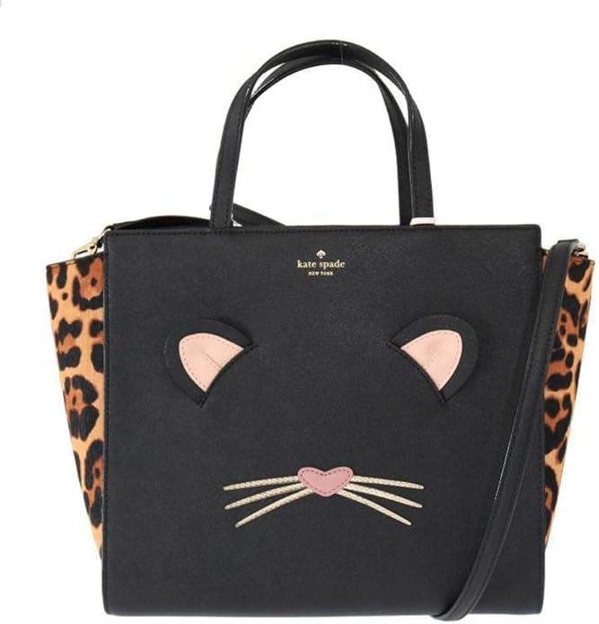 kate spade black and leopard purse