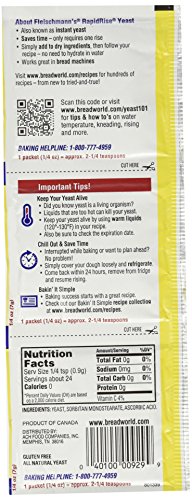 Fleischmann's RapidRise Yeast, 3-Count Envelopes (Pack of 9)