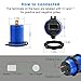 Opluz Dual QC3.0 USB Car Charger, Quickly Charge 4.8A USB Car Socket x2&Waterproof Power Outlet with LED Voltmeter for 12V/24V Car, Boat, Marine, RV, Motorcycle Mobile Build-in 10A Fuse Car Kit-Blue