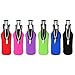 Amerzam Beer Bottle Coolies,6 Pack of Extra Thick Neoprene Zipper Beer Bottle Cooler Sleeve