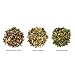 Tea Forte LOOSE LEAF TEA TRIO, 3 Small Tea Tins, Green Tea Sampler - Lemon Sorbetti, Moroccan Mint, Green Mango Peach