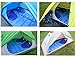 Luxe Tempo Compressible Hooded Mummy Sleeping Bag Lightweight Ripstop Water Resistant for Camping Backpacking 7.5 ft