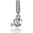 925 Sterling Silver Fish Charm Animal Charm Birthday Charm Love Charm for Pandora Charm Bracelet
