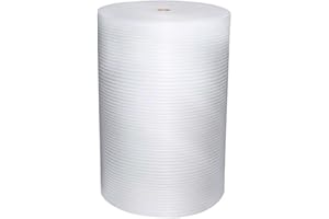 1/8" Thick PE Foam Wrap Roll 24" Wide X 175' Long Per Package ValueMailers Perforated Non-Abrasive Moisture Repellent