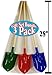 Drybranch Sport Design 28" Wooden Sand Shovels with Plastic Spade - 3 Pack (Assorted Colors)
