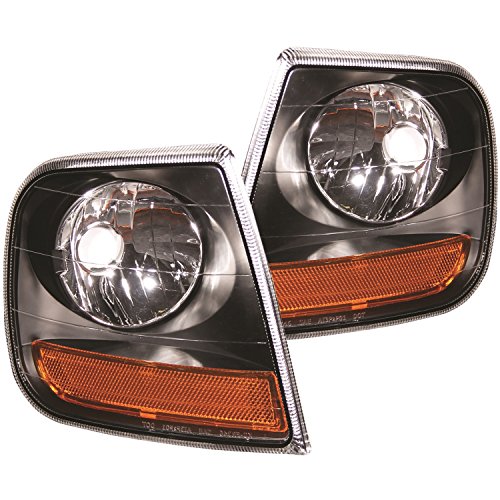 AnzoUSA 521040 Black/Amber Corner Light for Ford Expedition
