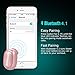 Mini Wireless Bluetooth Earphones ,Lobkin Stereo Headset Headphones with MIC In-Ear Earbuds - Rose Gold(One Pcs)