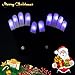 Amazer Kids Light Gloves Children Finger Light Flashing LED Warm Gloves with Lights for Birthday Light Party Christmas Xmas Dance Gifts for More Fun-Black