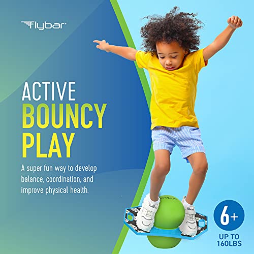 Flybar Pogo Trick Ball for Kids, Trick Bounce Board for Boys and Girls