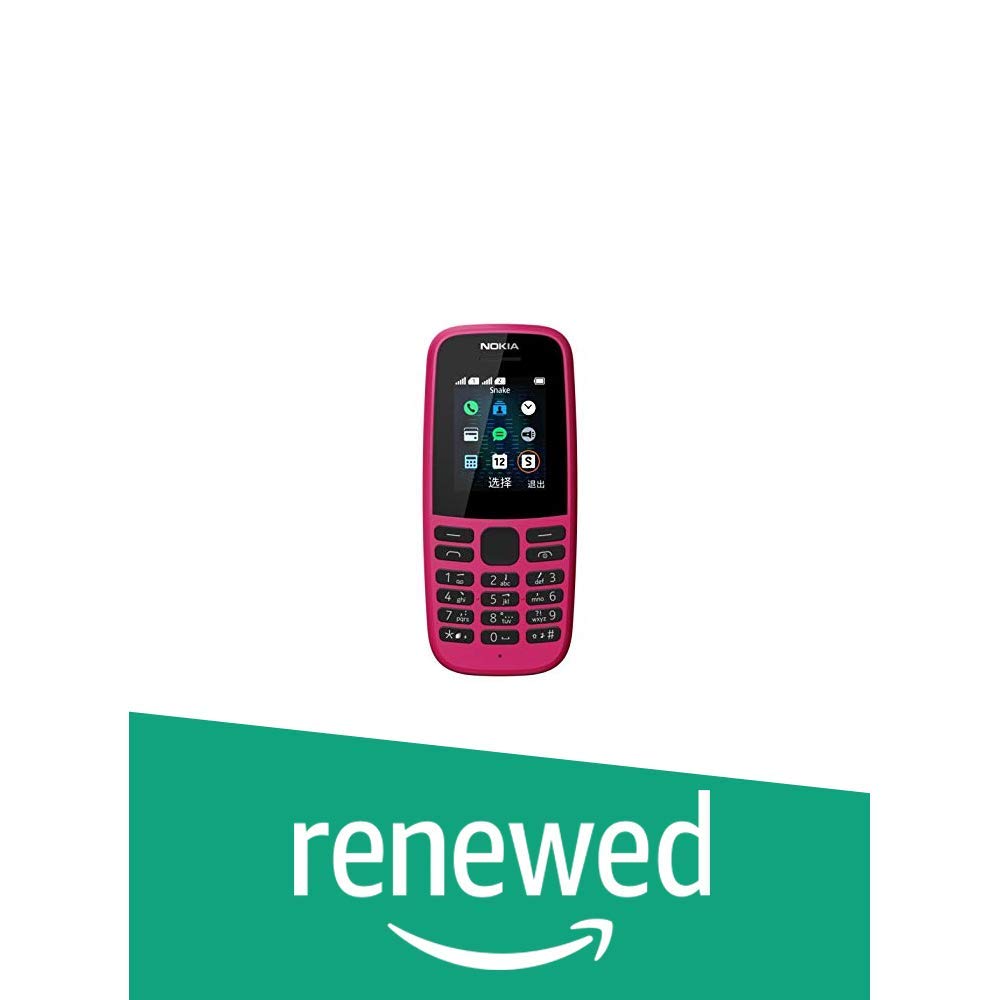 Nokia 105 Ta 1174 Ds Dual Sim Pink Renewed Amazon In