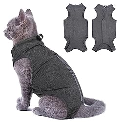 SUNFURA Cat Recovery Suit, Cat Onesie for Cats
