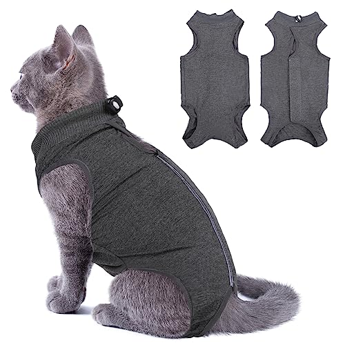 SUNFURA Cat Recovery Suit, Cat Onesie for Cats