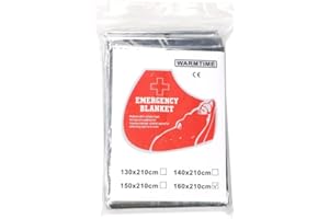 Emergency Thermal Blankets - Space Blanket Survival Camping Blanket for Outdoors Hiking Survival Bug Out Bag