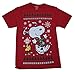 Christmas Peanuts Snoopy Woodstock Fair Isle Graphic T-Shirt
