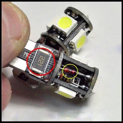 MSA T10 XENON WHITE LED ERROR FREE CANBUS 5 SMD W5W 501 SIDE LIGHT BULB 4 - Image 4