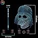 3D Optical Illusion Night Light - 7 LED Color Changing Lamp - Cool Soft Light Safe For Kids - Solution For Nightmares - Star Wars Darth Vader