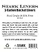 Bucket Liner - Disposable Pail Liner - 5 Gallon Bucket Bag - Brine Bag (25)