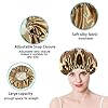Rexiaoo-Sleep-Caps-Satin-Night-Sleep-Cap-Adjustable-Soft-Sleeping-Head-Cover-Bonnet-Hair-Loss-Cap-Salon-Bonnet-for-Women-and-Girls-2-Pack Sleep Caps, Satin Night Sleep Cap Adjustable Soft Sleeping Head Cover Bonnet Hair Loss Cap Salon Bonnet for Women and…