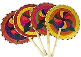 13’’ Palm Hand Fans, 4 Pack Palm Leaf Hand Fans, Bundle Decorative Handfan, Wicker Floral Fan, Fiesta Party, Floral Handfan, Handmade Palm Fans, Perfect Wedding Favor Fans,