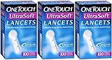 LifeScan OneTouch Ultra Soft Lancets - Box of 100 (3 Pack)
