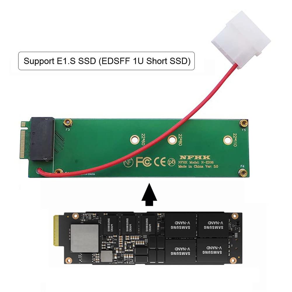 Mua Xiwai Ruler 1U GEN-Z EDSFF Short SSD E1.S to NVMe NGFF M-Key 4X ...