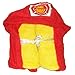 Kidorable Boys Fireman Towel, Red, Size 3-6 Years